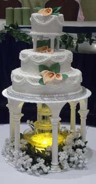 Wedding Cakes with Fountains