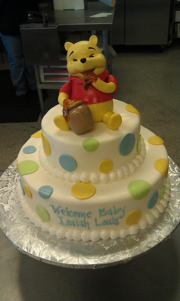 Winnie the Pooh Baby Shower Cake Designs