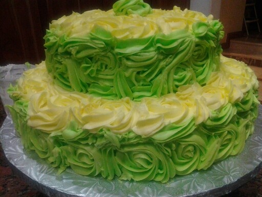 10 Photos of Yellow And Green Birthday Cakes That Say Sarah