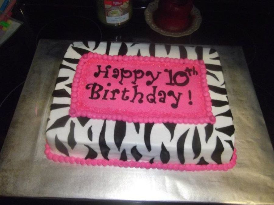 10 Photos of Birthday Cakes Stripes Sheets