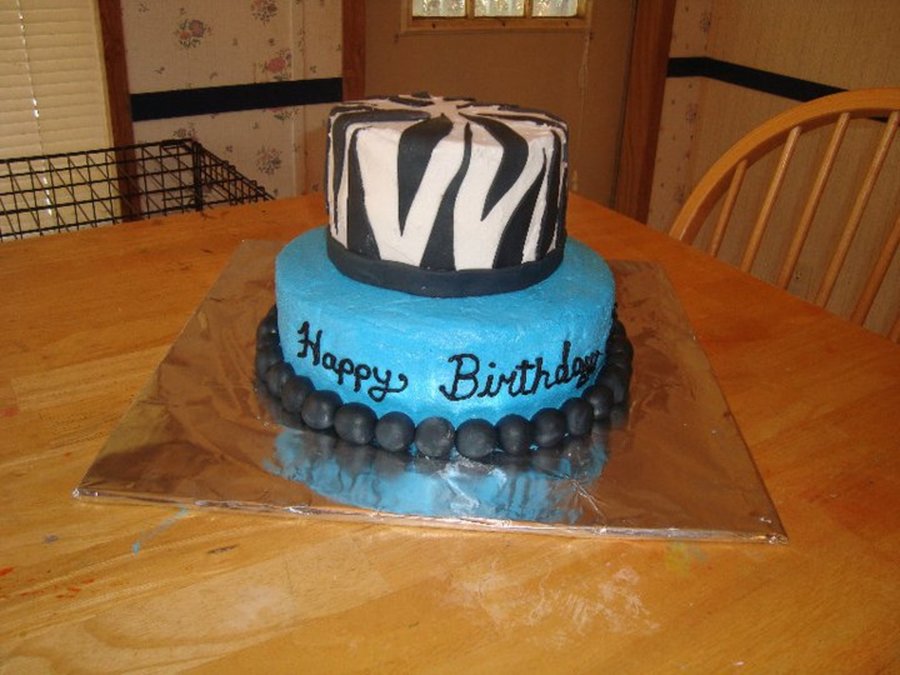 8 Photos of Zebra Birthday Cakes 2 Tiers