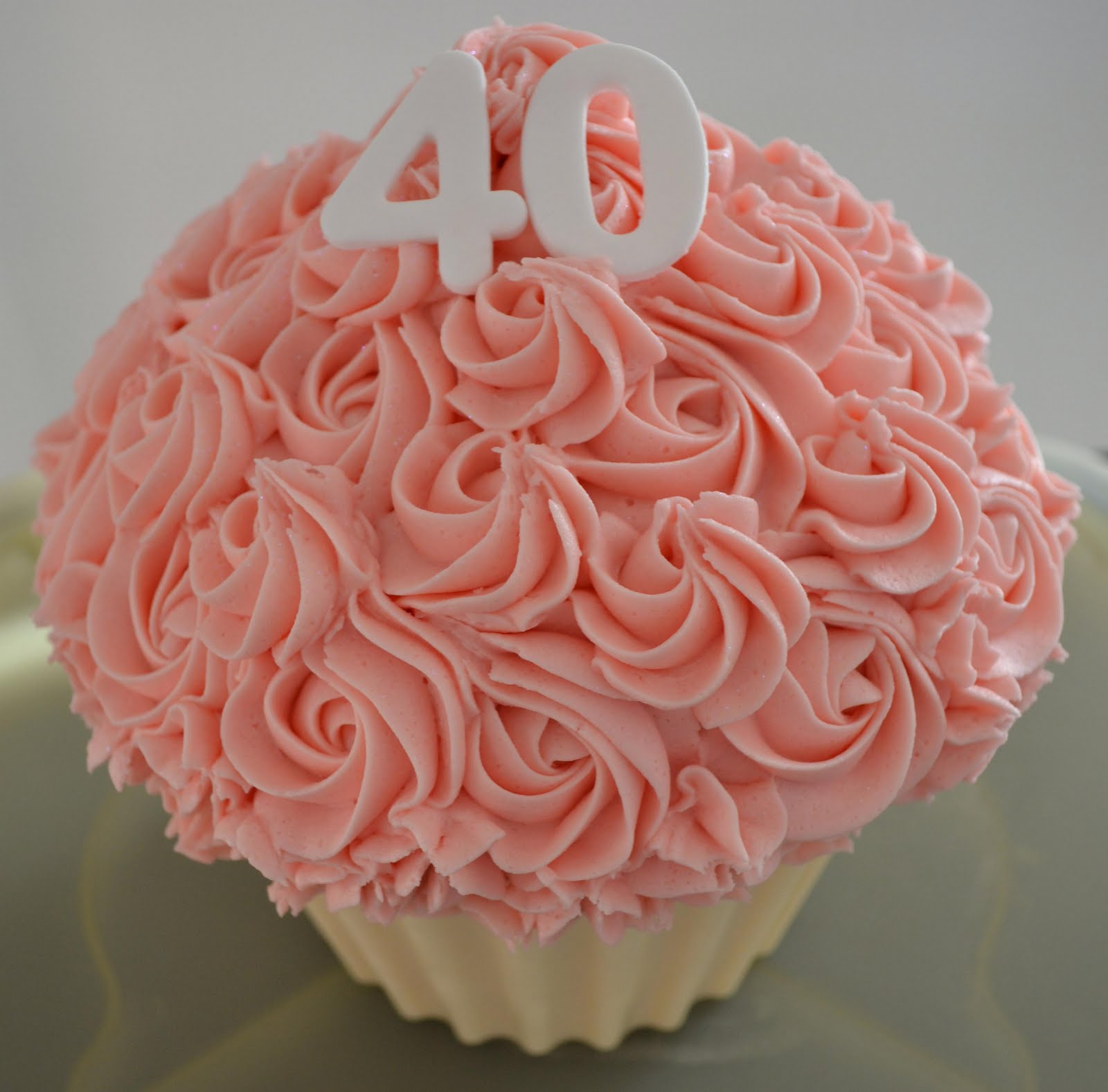 40th Birthday Giant Cupcake