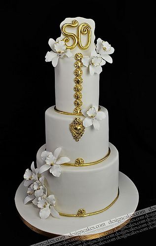 50th Wedding Anniversary Cake