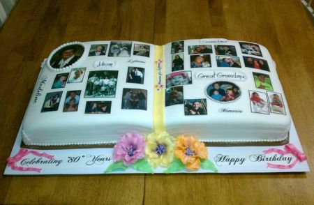 80th Birthday Cake Ideas