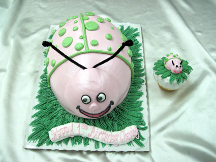 Animal Shaped Cakes and Cupcakes