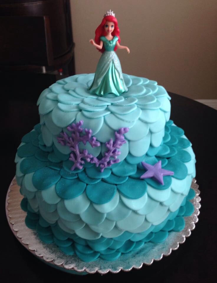 11 Photos of Lil' Mermaid Jewel Birthday Cakes