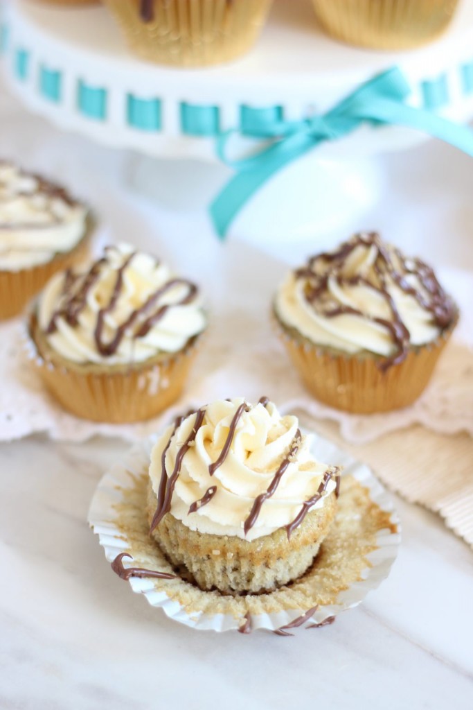 Banana Cupcakes with Cream Cheese Frosting