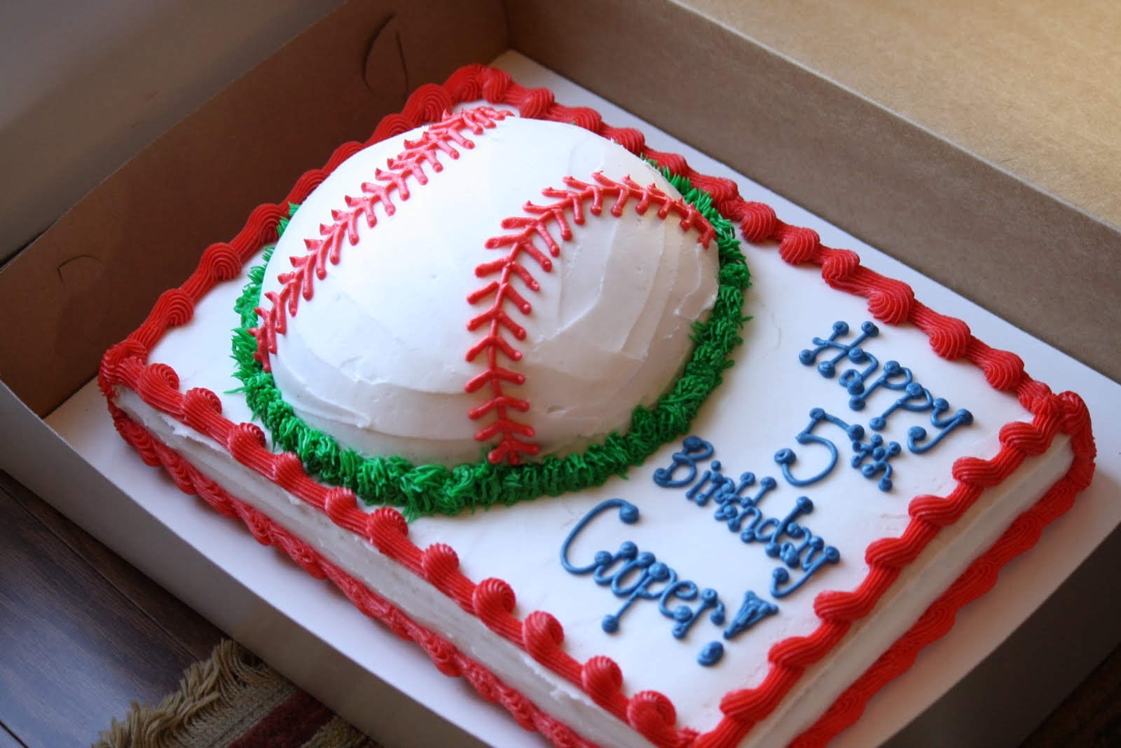 Baseball Birthday Cake