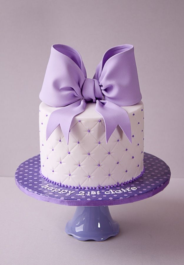 11 Photos of Pretty White For Birthday Cakes