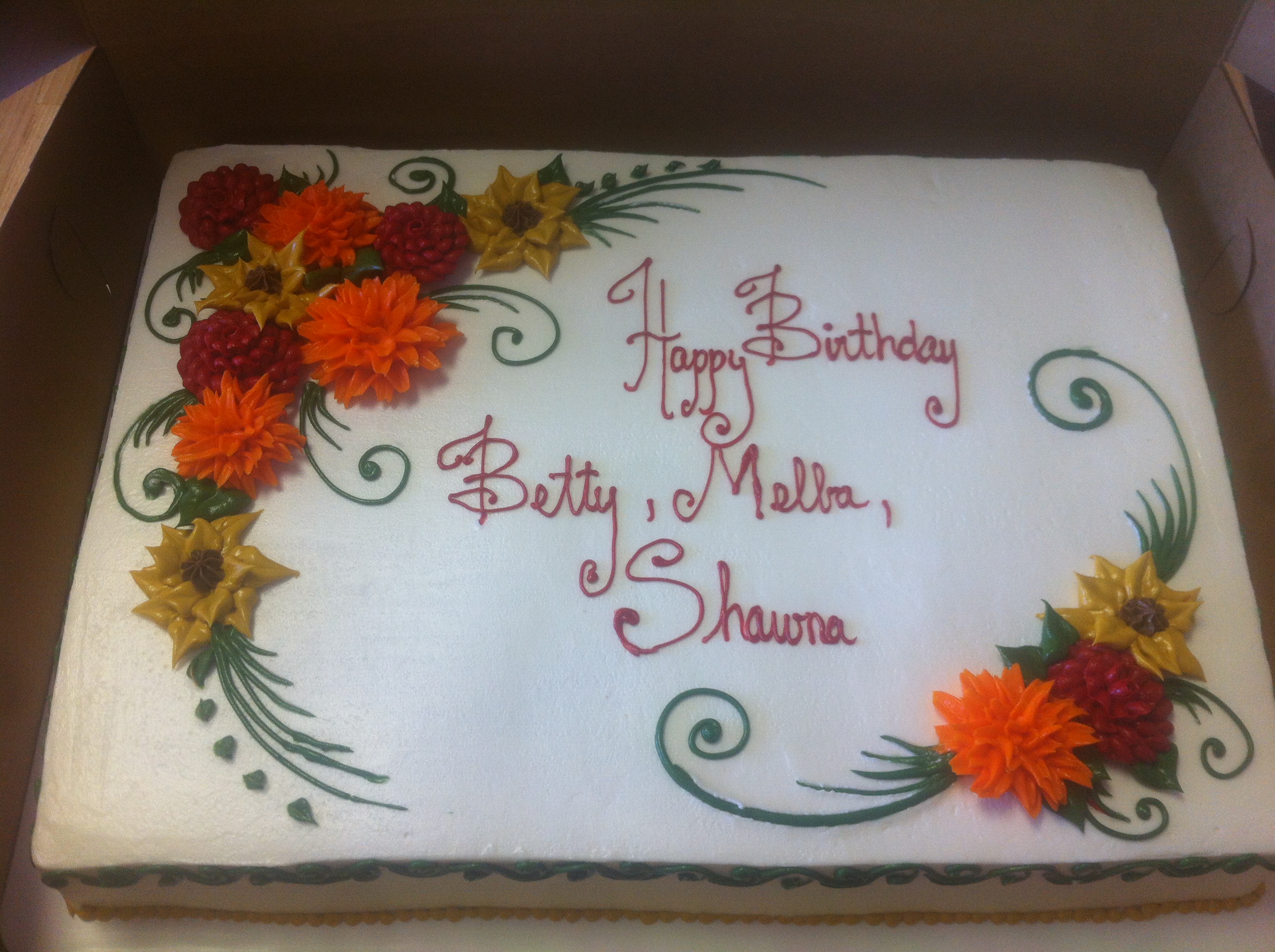 11 Photos of Fall Adult Birthday Sheet Cakes