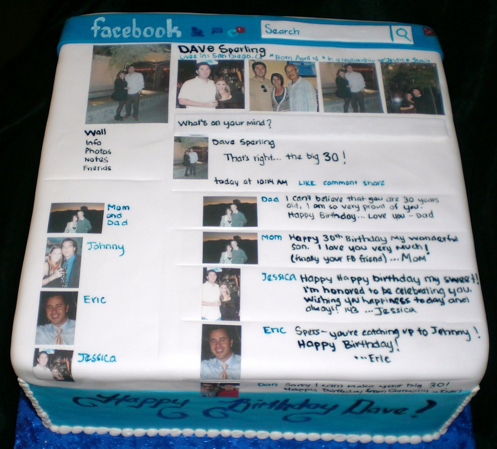 Birthday Cakes On Facebook