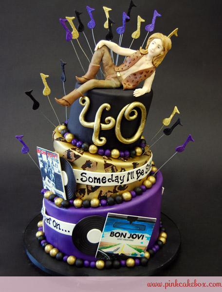 Bon Jovi Birthday Cake