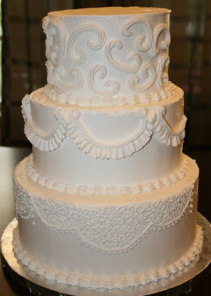 Buttercream Frosting Wedding Cake