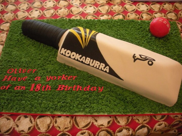 Cake Cricket Bat