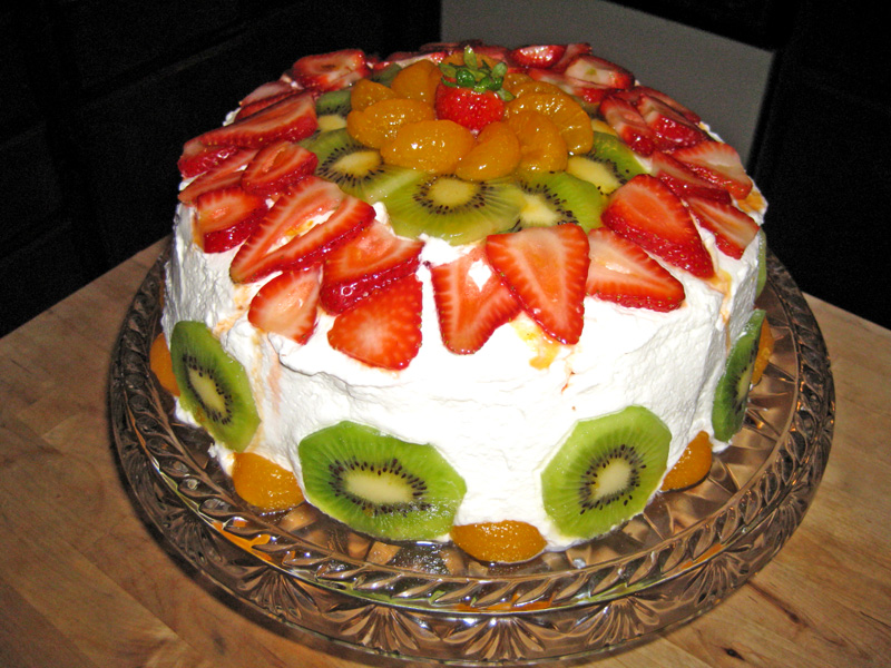 Cake with Fruit