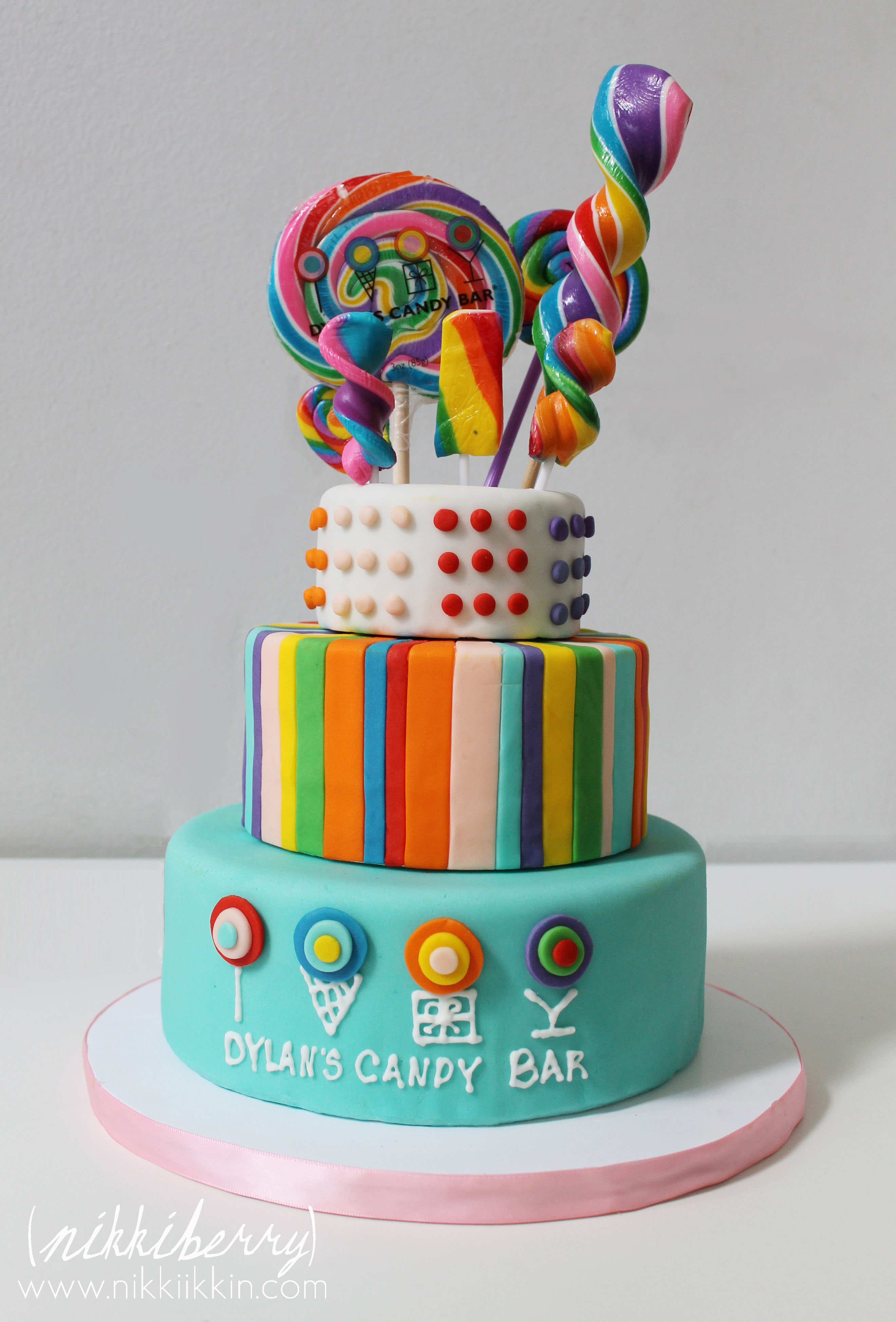 Candy Birthday Party Cake