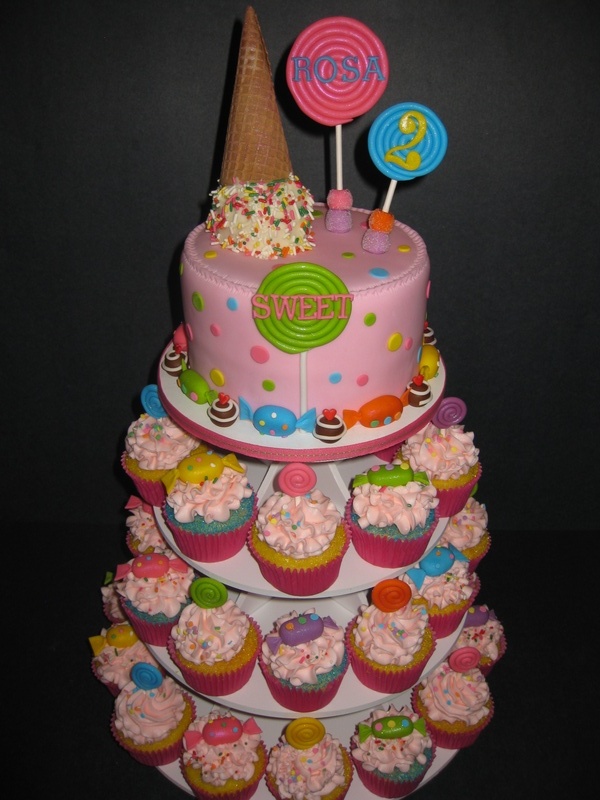 Candy Themed Birthday Cake