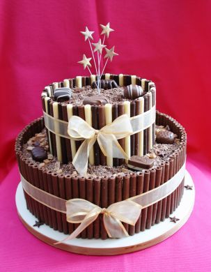 Chocolate Decorated Birthday Cakes