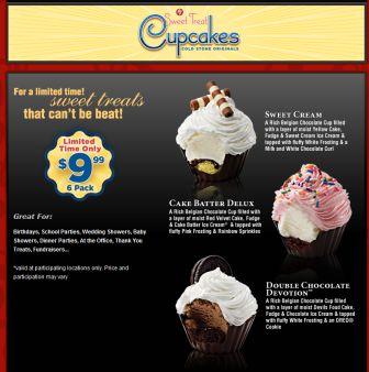 Cold Stone Creamery Cupcakes