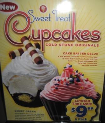 Cold Stone Creamery Ice Cream Cupcakes