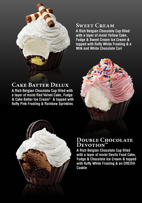 Cold Stone Ice Cream Cupcakes