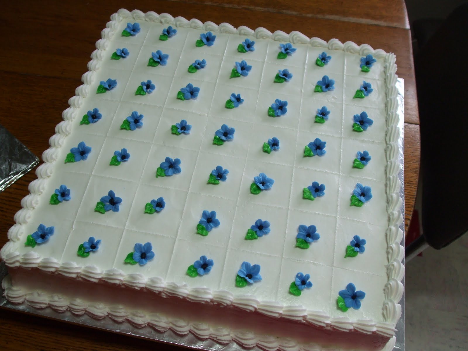 Confirmation Sheet Cake