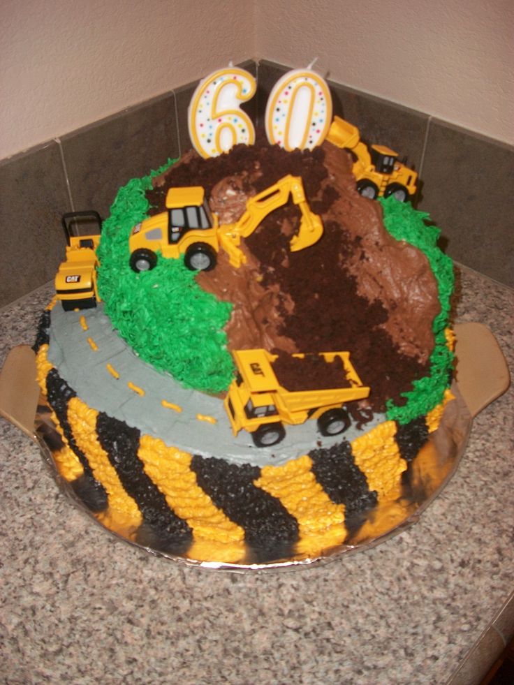 Construction Birthday Cake