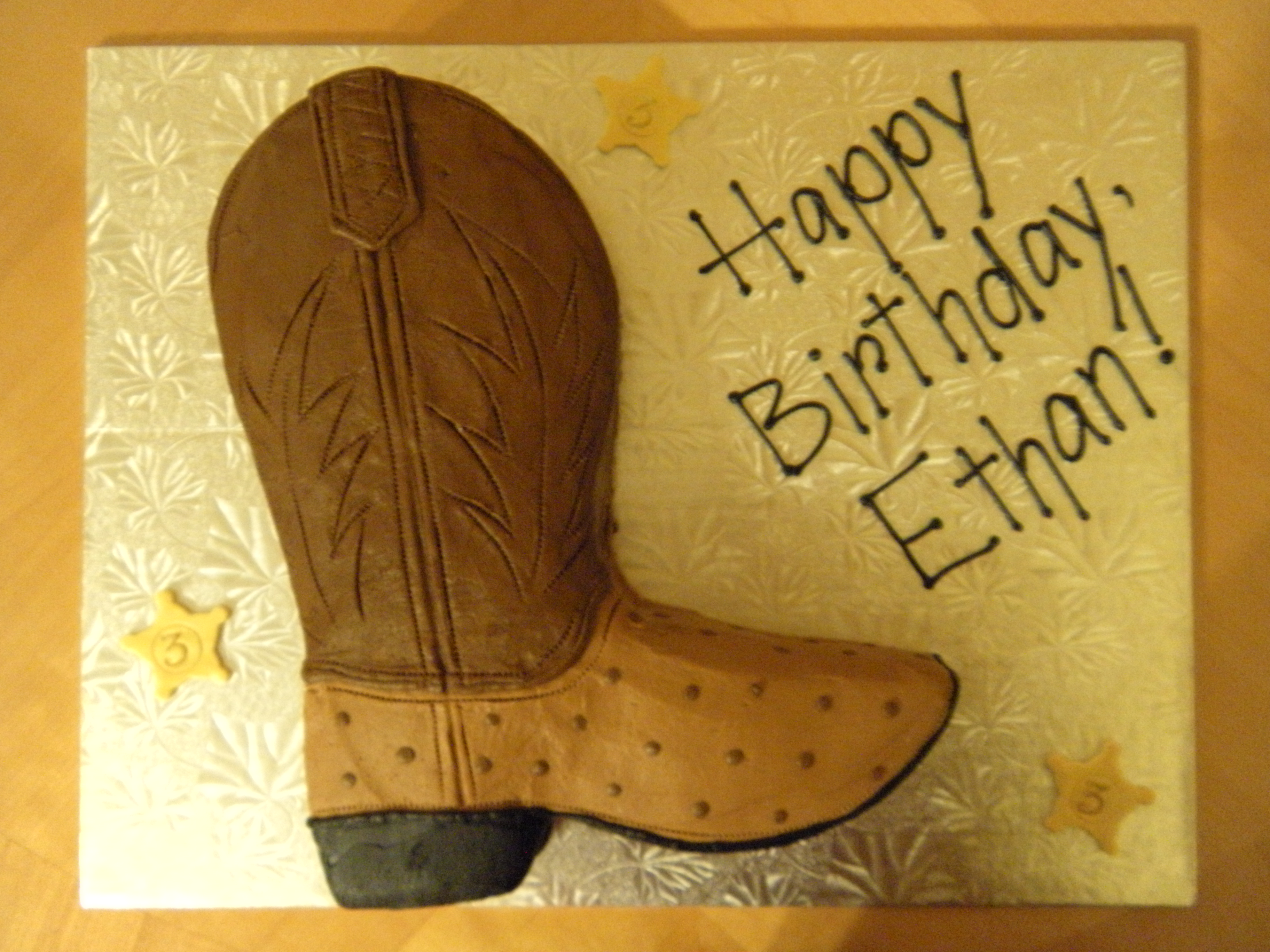 Cowboy Boot Cake