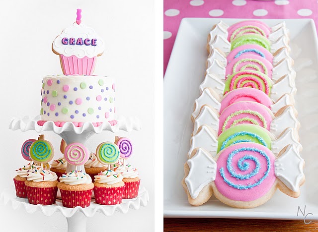 Cupcakes and Candy Themed Birthday Party Ideas