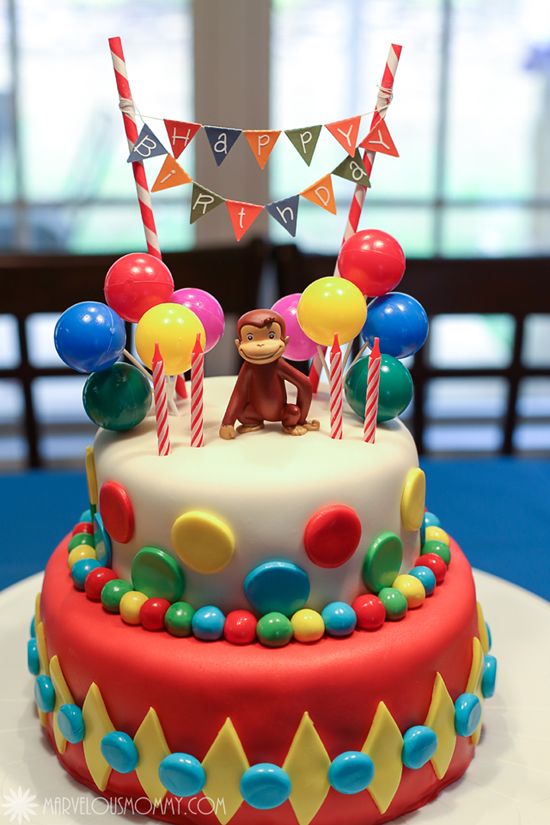 Curious George Birthday Cake Ideas