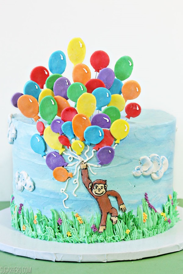 Curious George Birthday Cake