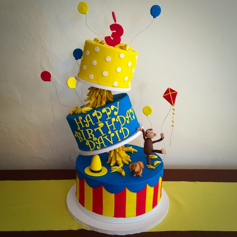 Curious George Birthday Cake