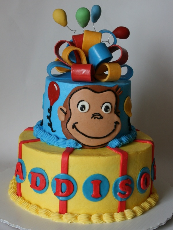 Curious George Birthday Cake