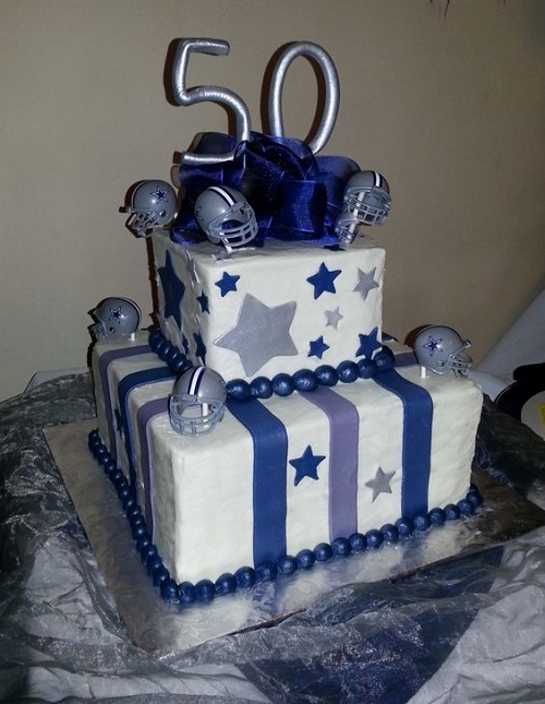 Dallas Cowboys 50th Birthday Cake