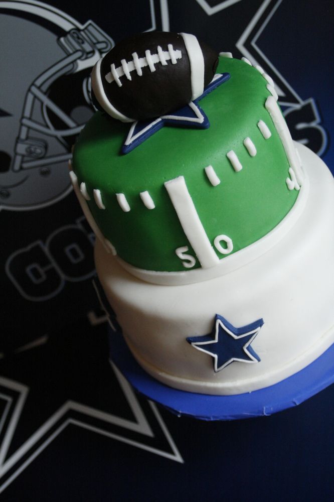 7 Photos of Cowboys Football Birthday Cakes