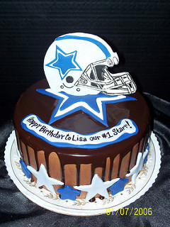 Dallas Cowboys Happy Birthday Cake