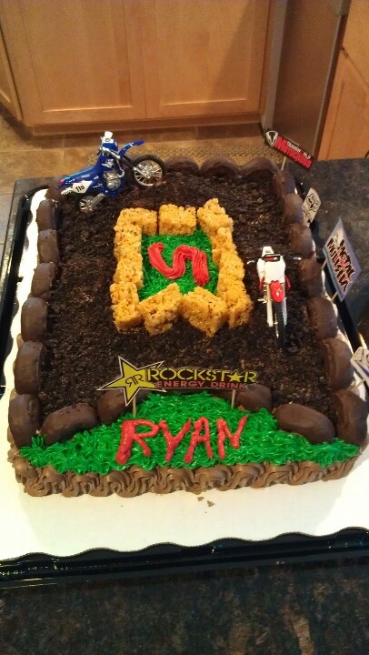 Dirt Bike Cake