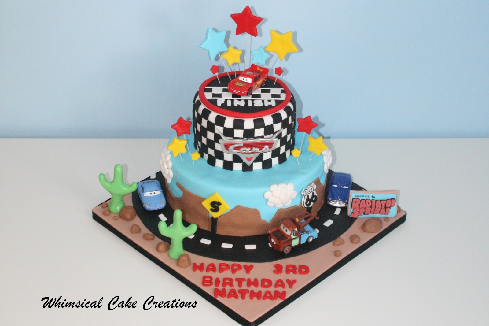 5 Photos of Disney's Cars Theme Cakes