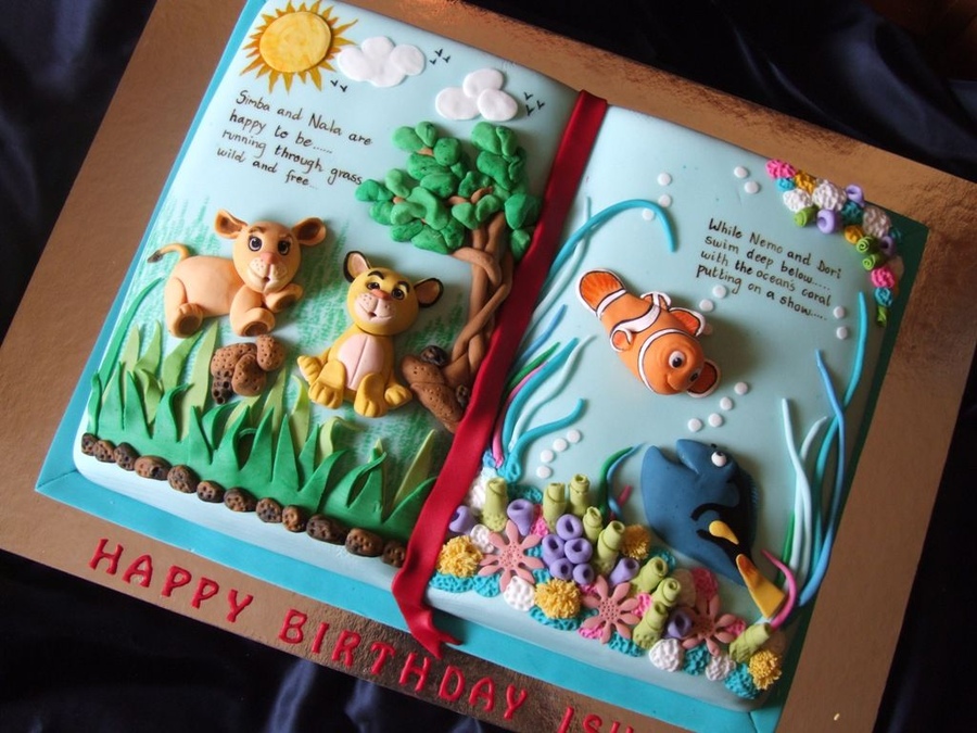 Disney Storybook Cake