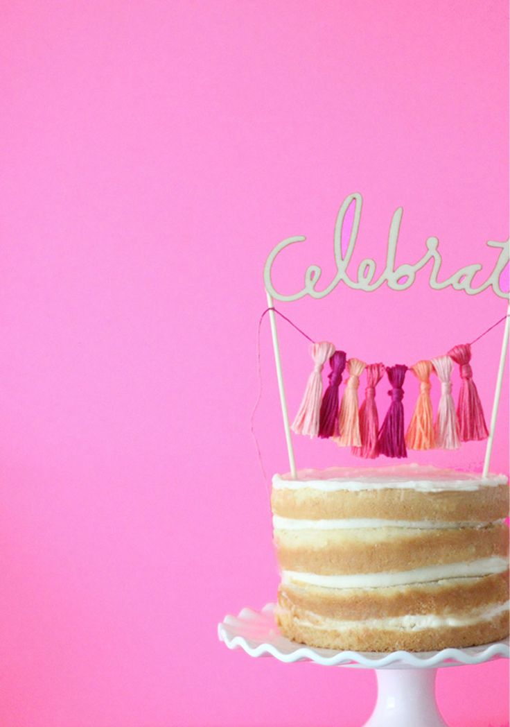 DIY Birthday Cake Toppers