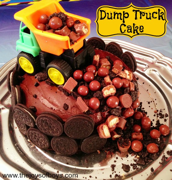 Dump Truck Birthday Cake Boy