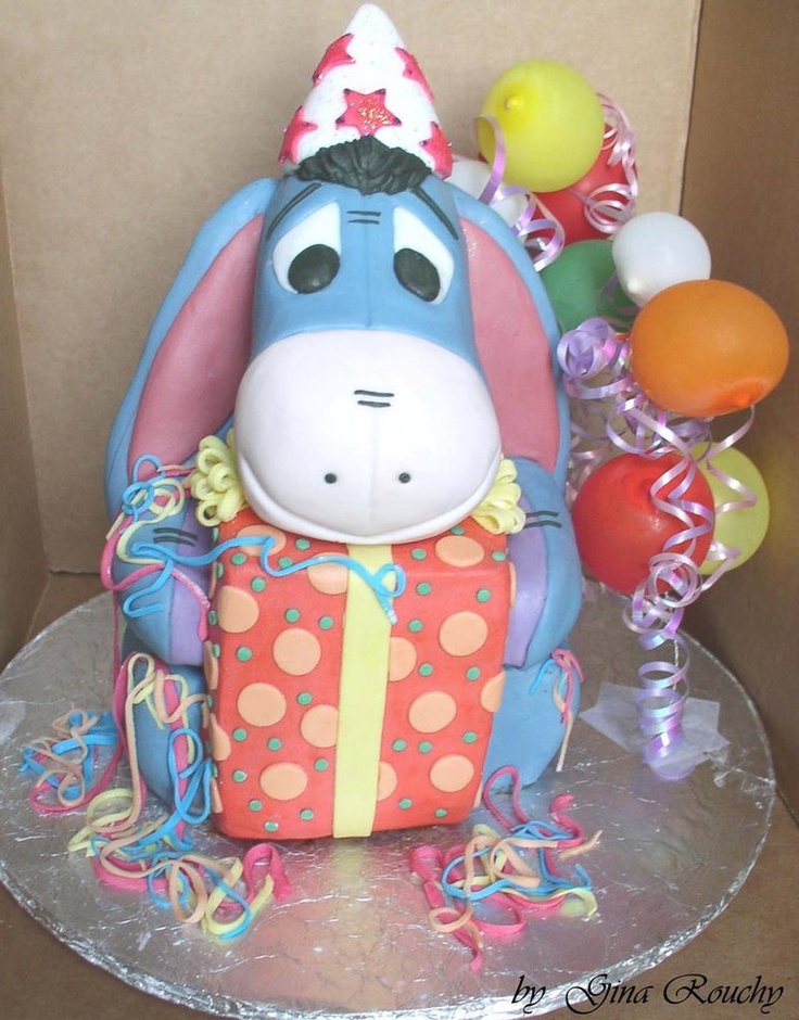 Eeyore Happy Birthday Cake