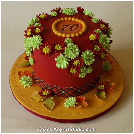 Fall Birthday Cake