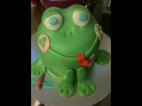 6 Photos of 3D Frog On Sheet Cakes