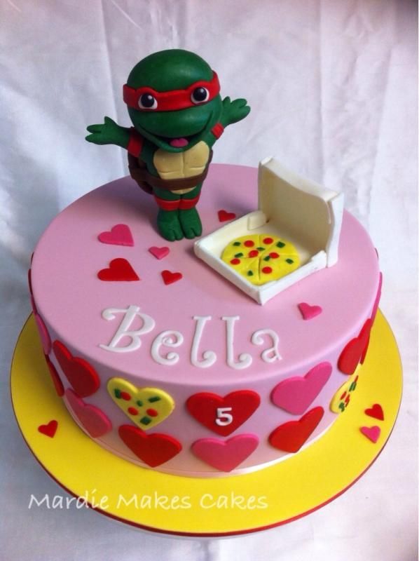 Girl Ninja Turtle Cake