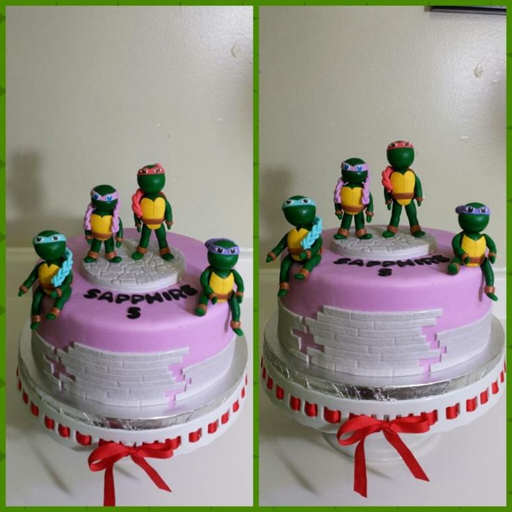 Girl Ninja Turtle Cake