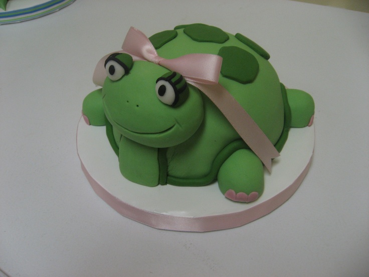 Girl Turtle Birthday Cakes