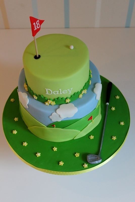 Golf Themed Cake