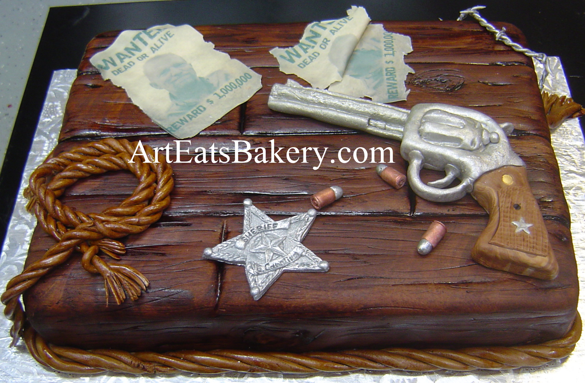 Gun Birthday Cake Ideas for Men