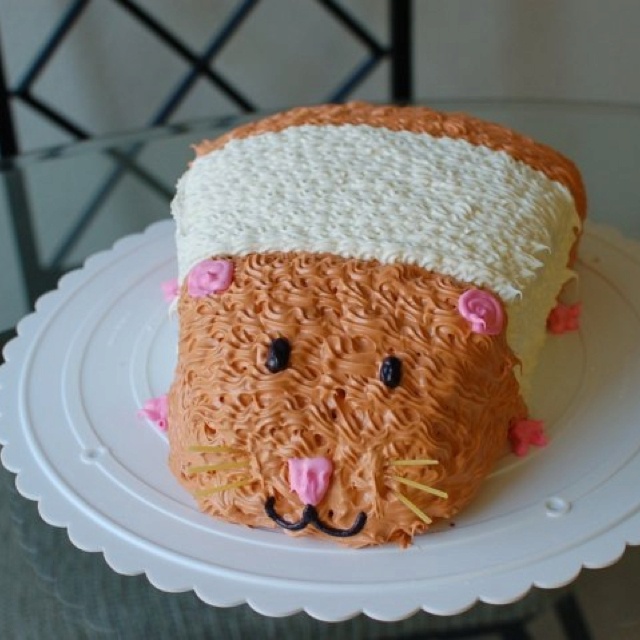 Hamster Birthday Cake